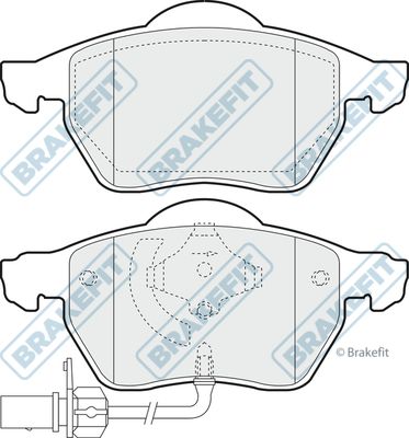 APEC BRAKING Piduriklotsi komplekt,ketaspidur PD3015